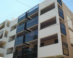 Construction of a four building apartment in Yakintho